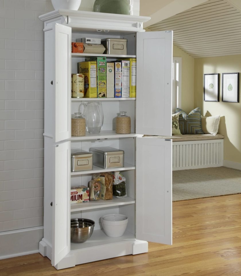 Высокий шкаф метод с полками антрацит 40x60x220