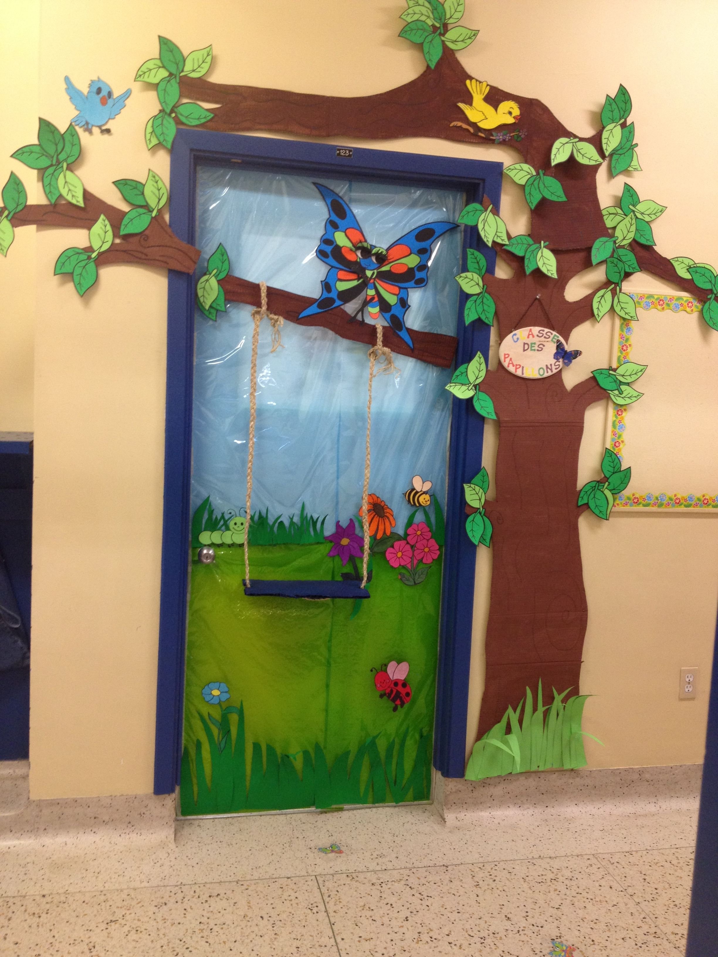 Украшение дверей в детском саду