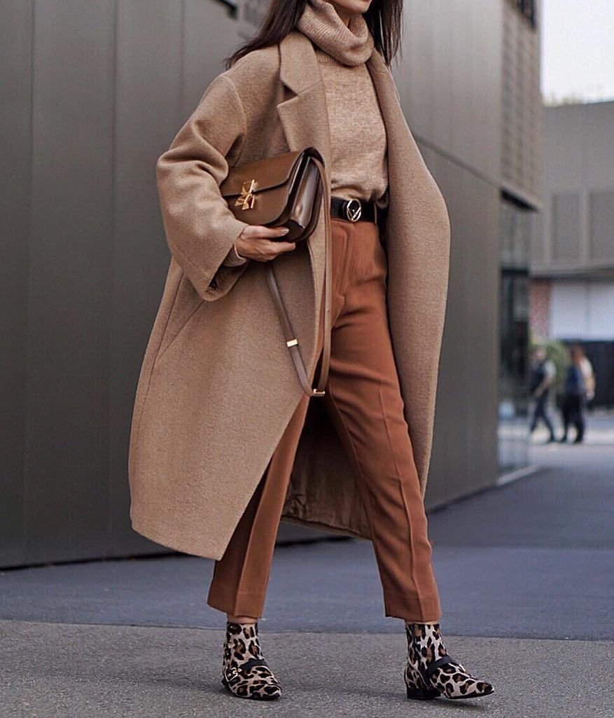 Пальто Casual Camel