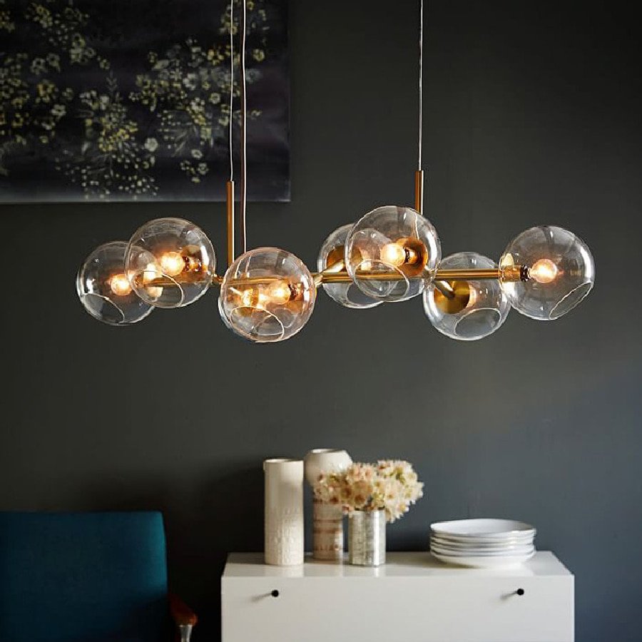 Люстра Staggered Glass Chandelier 8