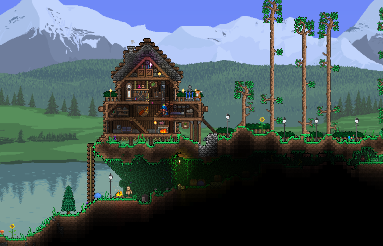 How to build housing in terraria фото 60
