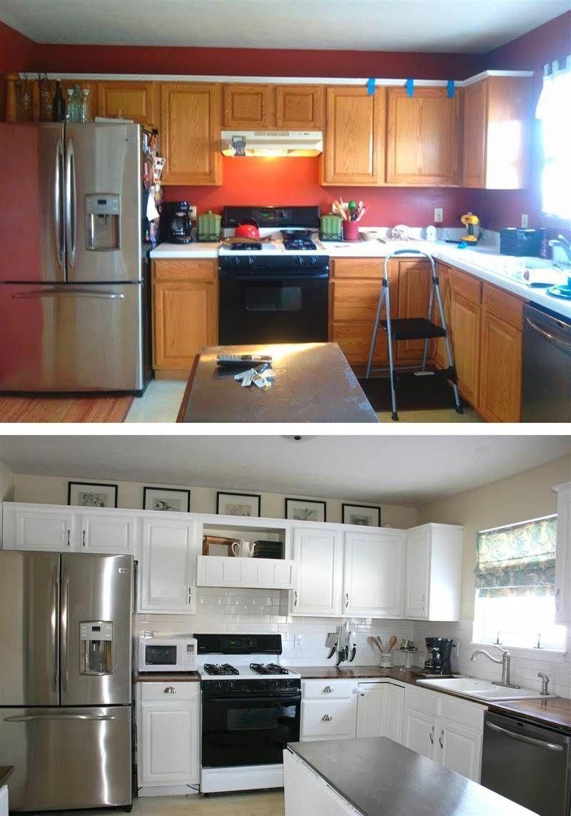 Кухонный гарнитур до и после