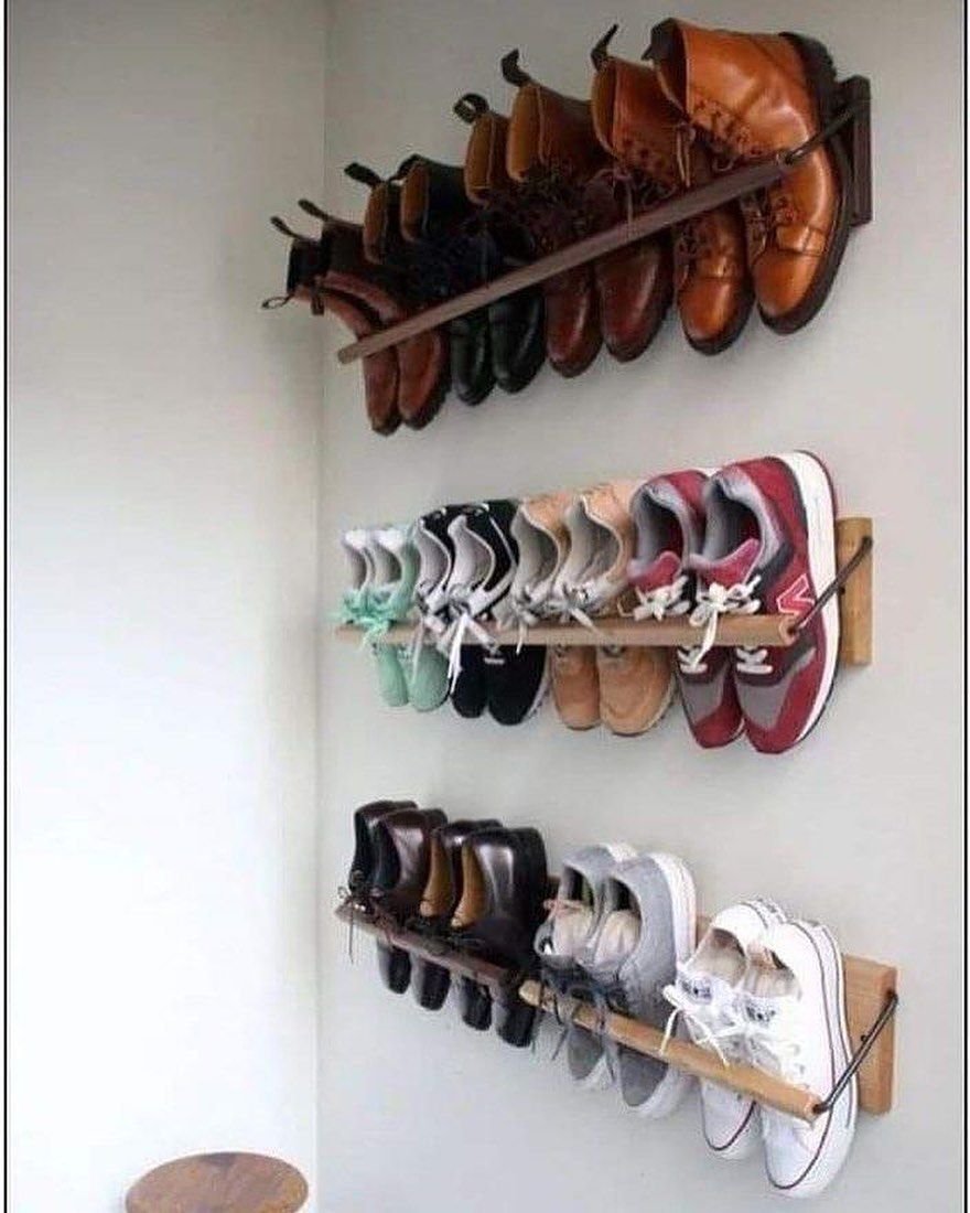 Необычная полка для обуви