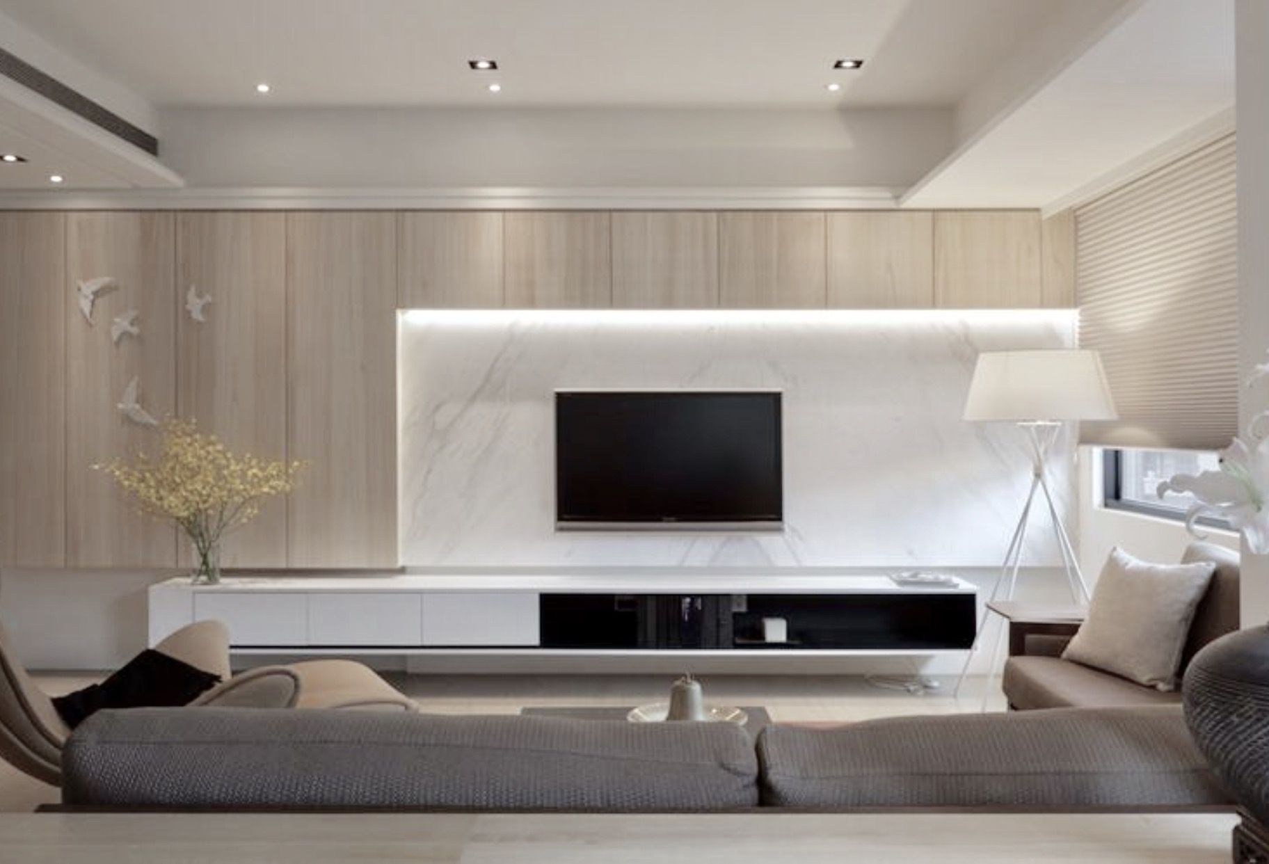 телевизор в гостиной дизайн интерьера