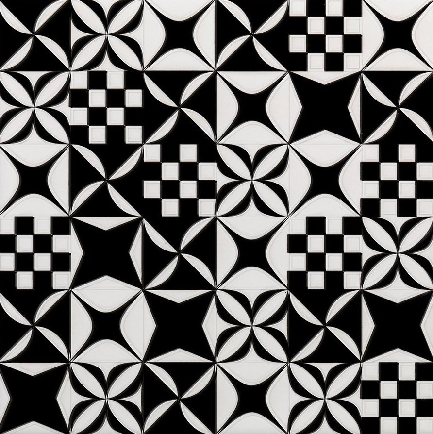 CAS Black/White 20*20 Mosaico Black&White