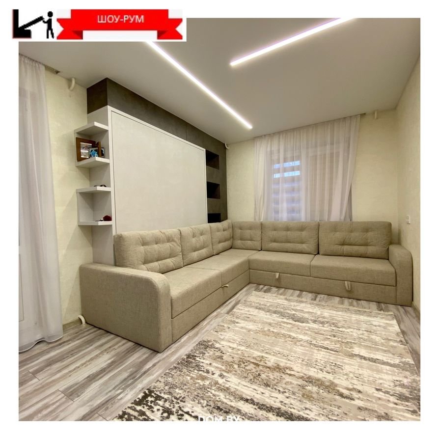 Кровать трансформер с угловым диваном