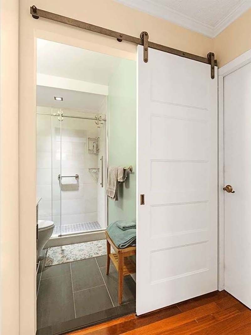 Раздвижные двери в ванную комнату