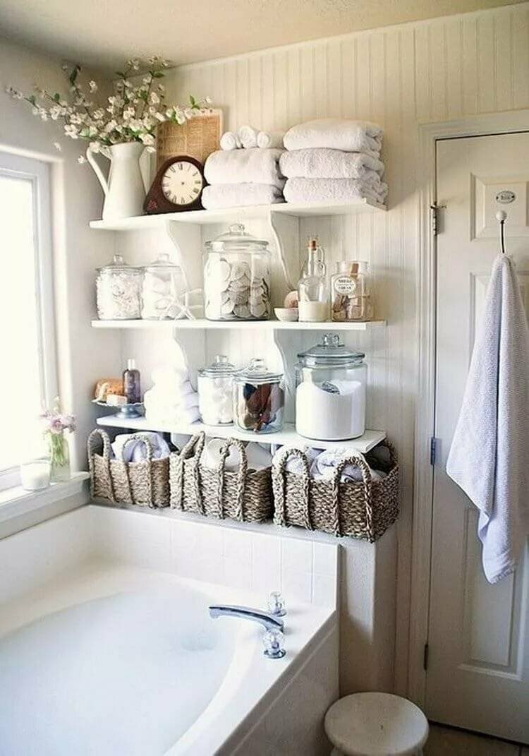 Хранение прокладок в ванной