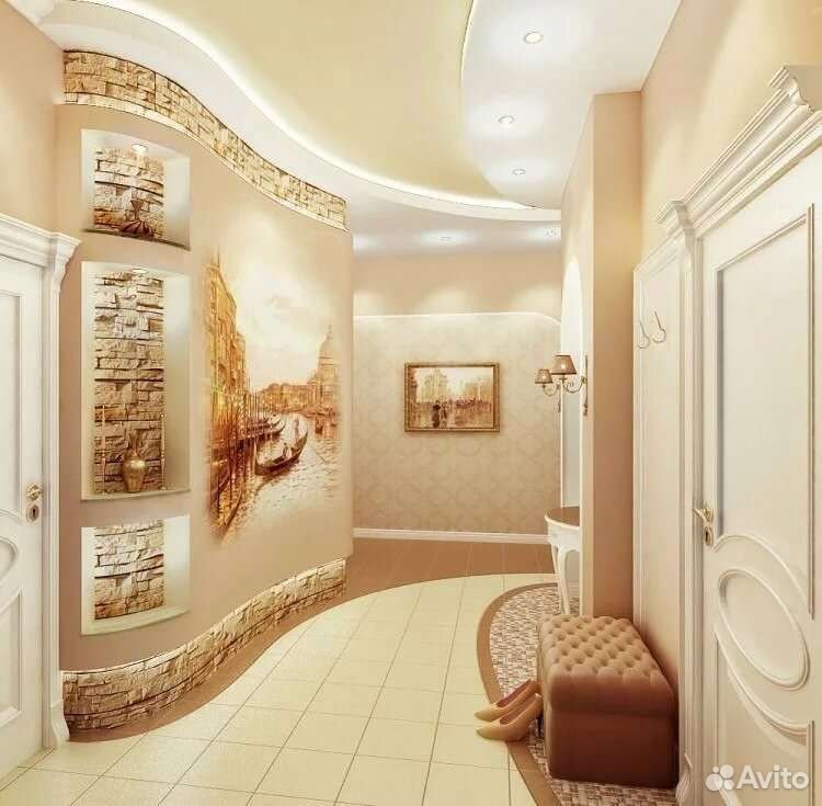 Фреска в интерьере холла
