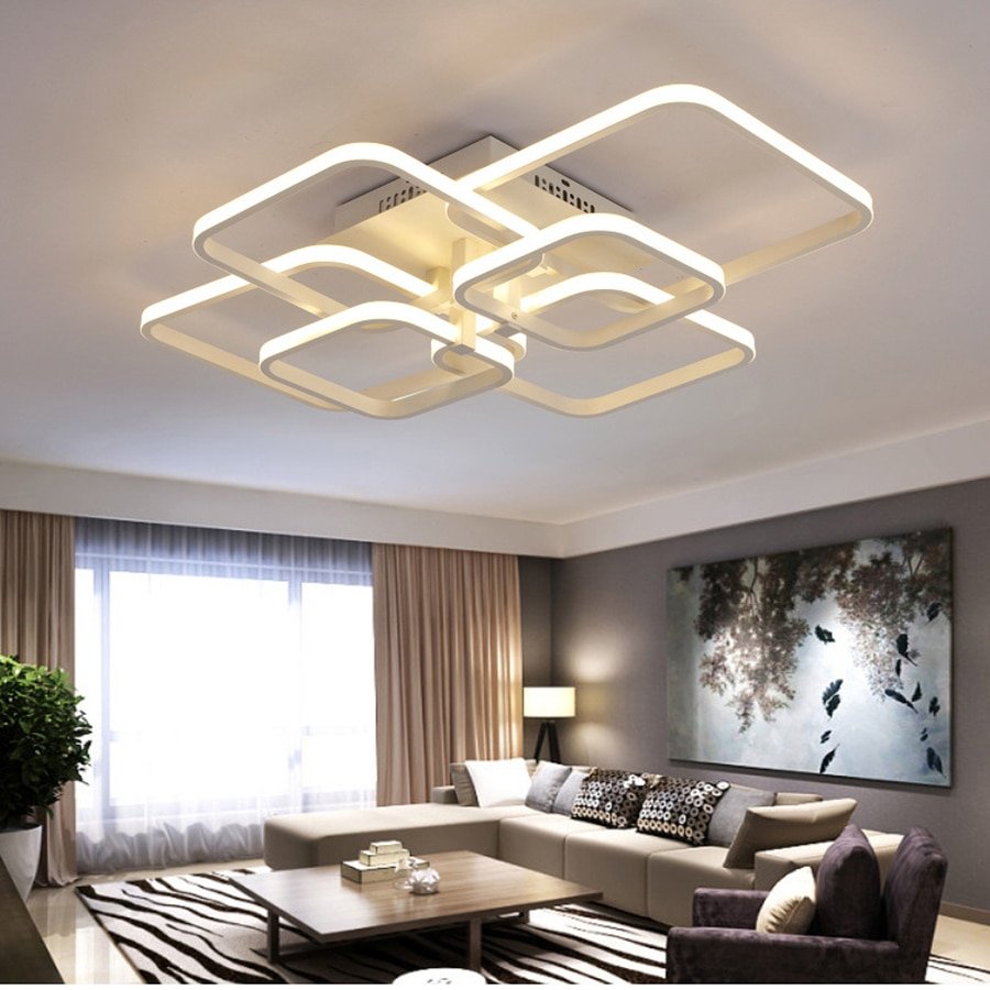 Люстра led Ceiling Lamp 6 кольца