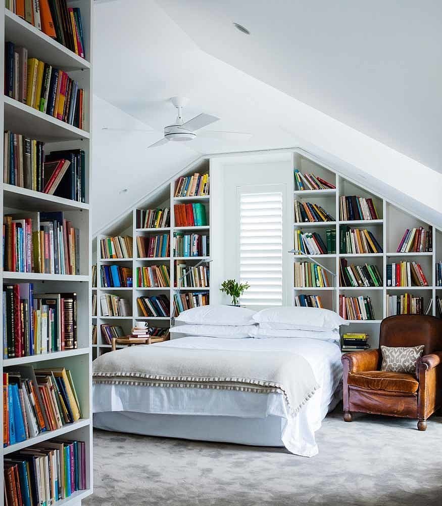 Спальни со книжнами ктлками