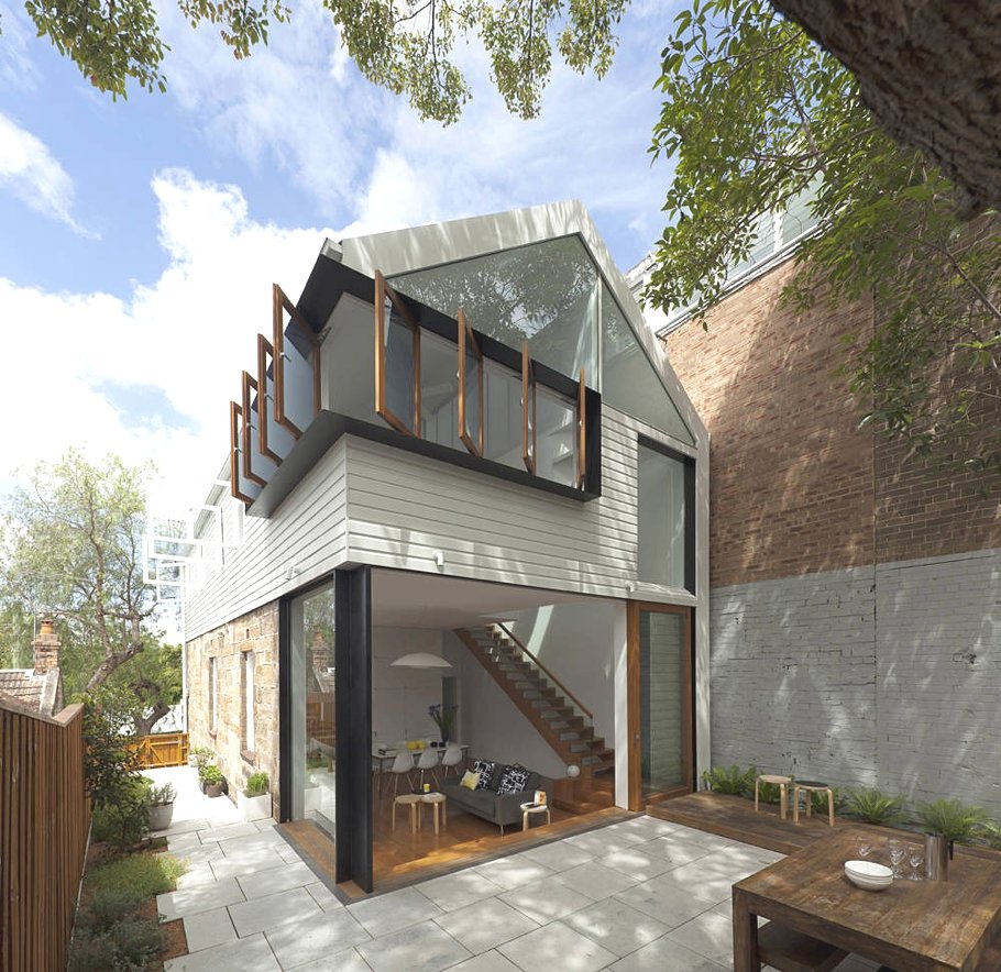 Tiny House с односкатной крышей