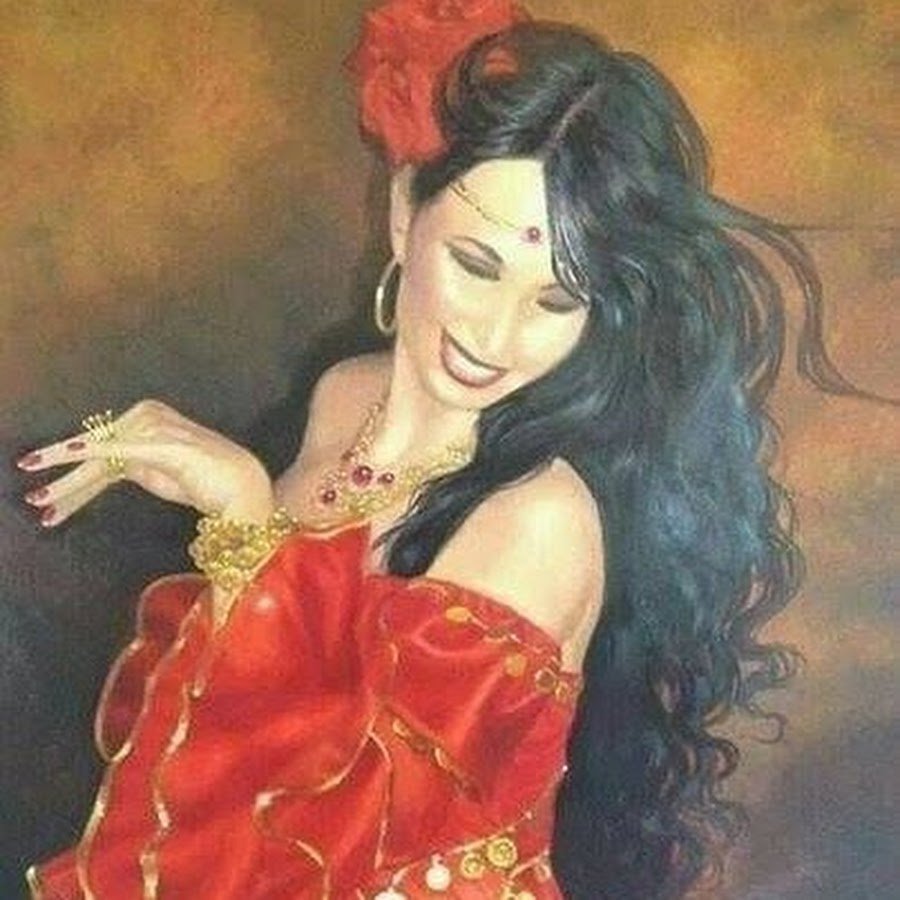 Цыганка рисунок