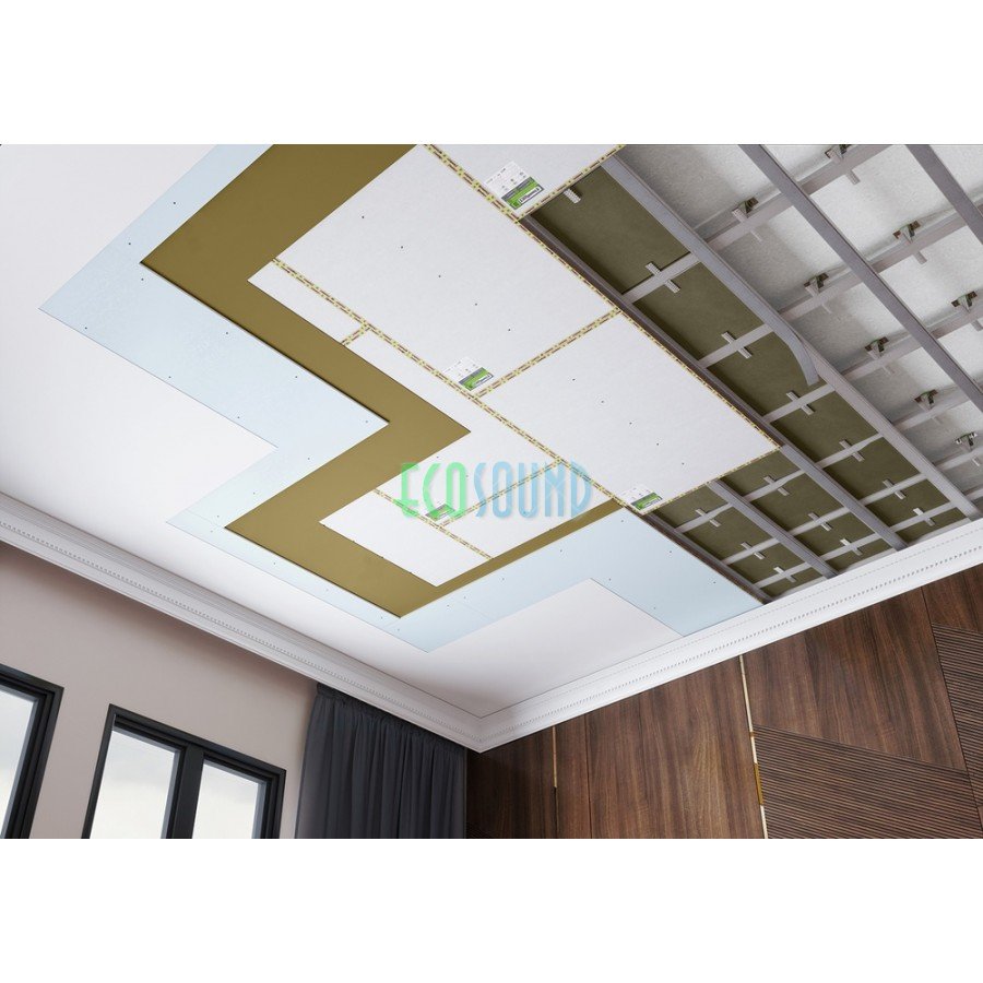 Защита потолка от ударного шума
