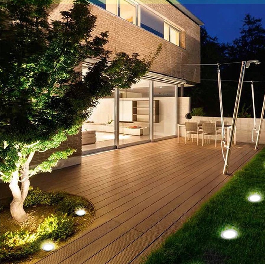 20led ландшафтный прожектор сад Pathway Lawn Light