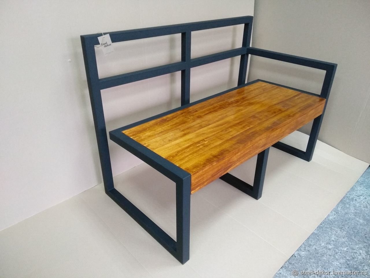 Лавочка в стиле лофт своими руками: 71 фото