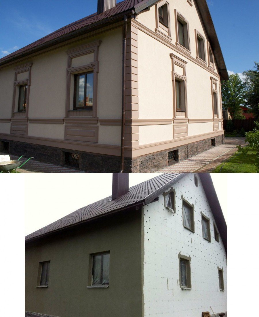 Мокрый фасад