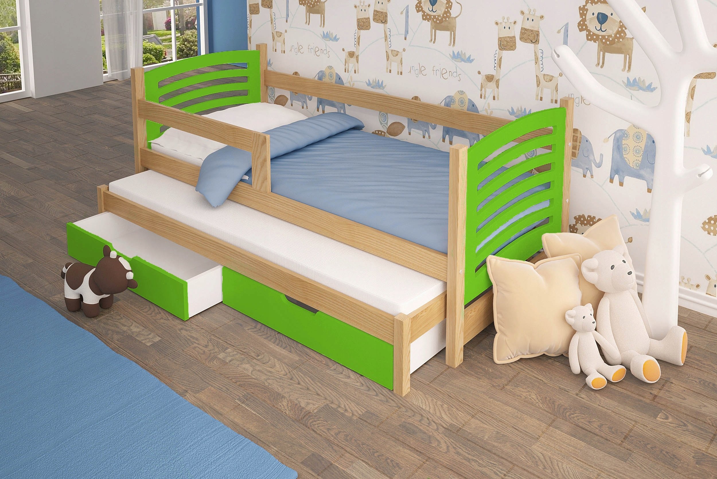 Детские кровати от 2 лет с бортиками. Детская кровать. Кровать детская выдвижная. Двойная кровать для детей. Кровать для 2 детей выдвижная.