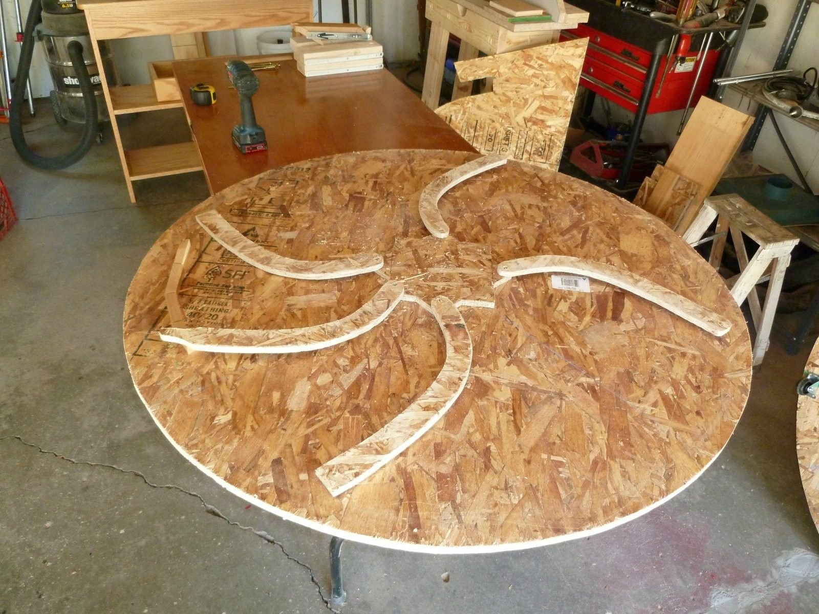большой стол своими руками из фанеры