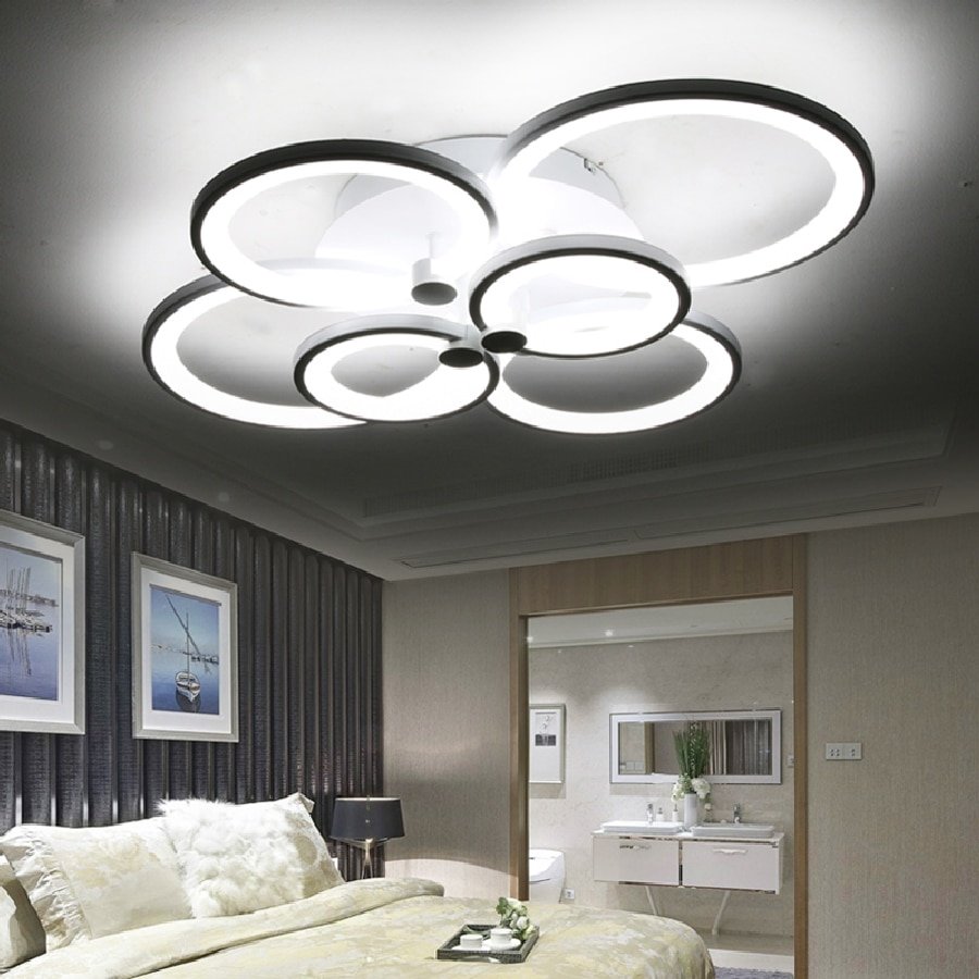 Потолочная светодиодная люстра moderli quatro led 58w белый v10070-CL