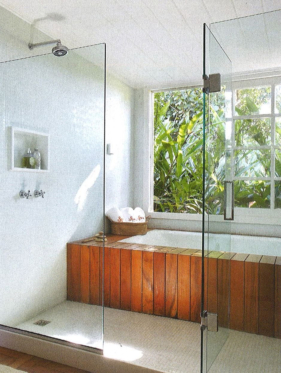Душевая с окном