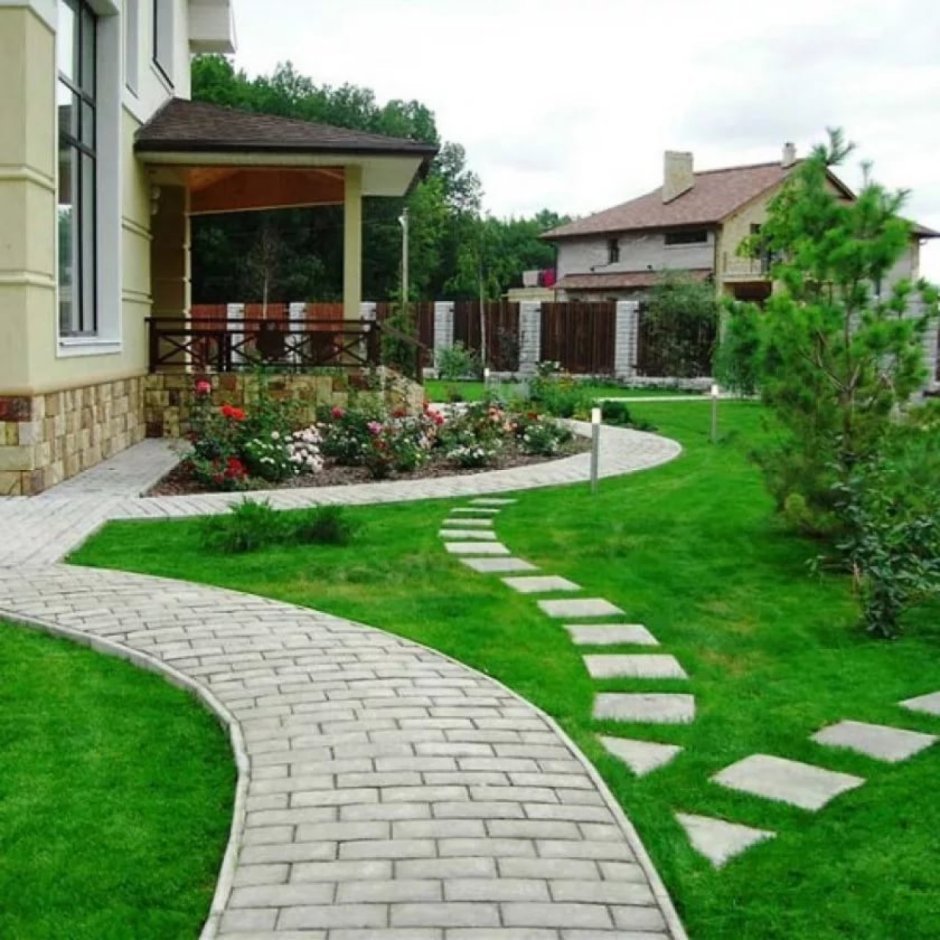 Ландшафт дорожки