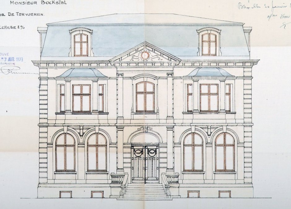Фасады зданий в классическом стиле Графика