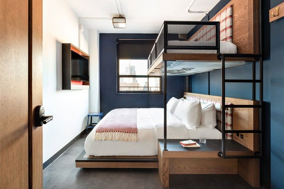 Двухэтажная кровать для гостиниц и отелей
