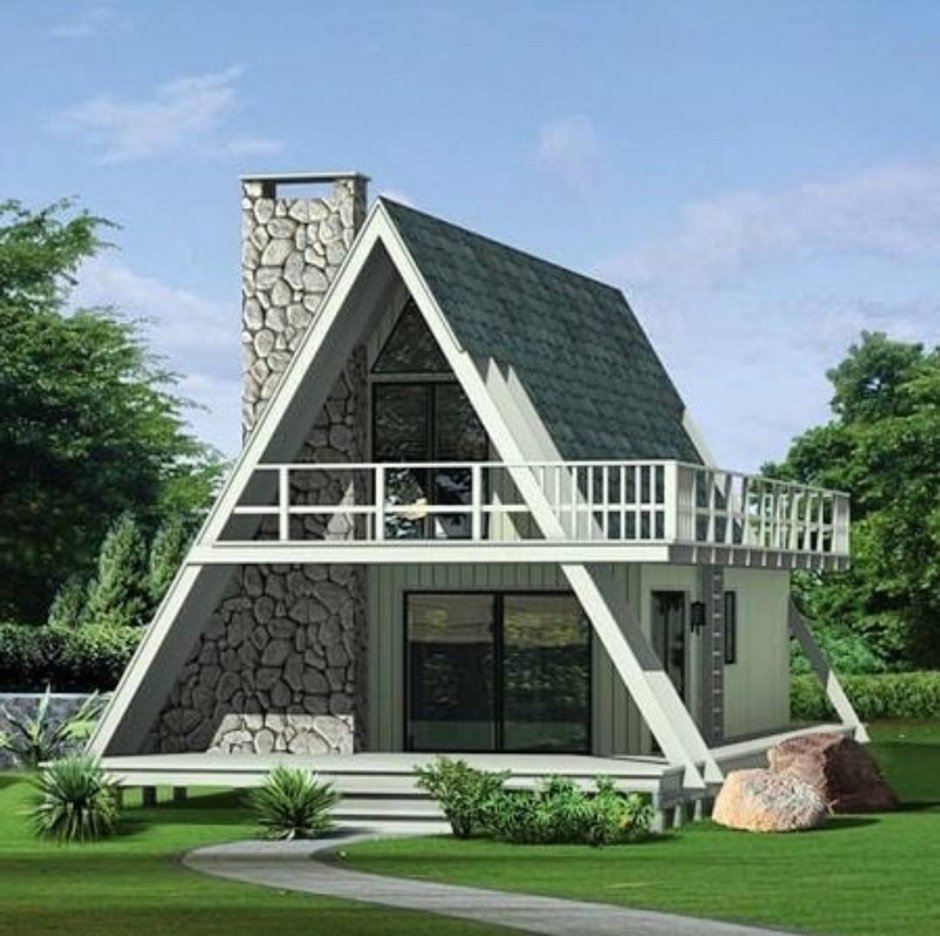 Треугольный дом проект