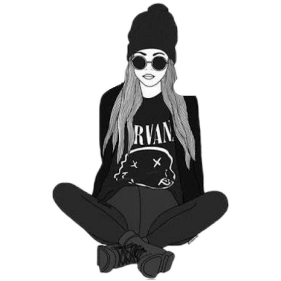 Необычные рисунки на черном фоне
