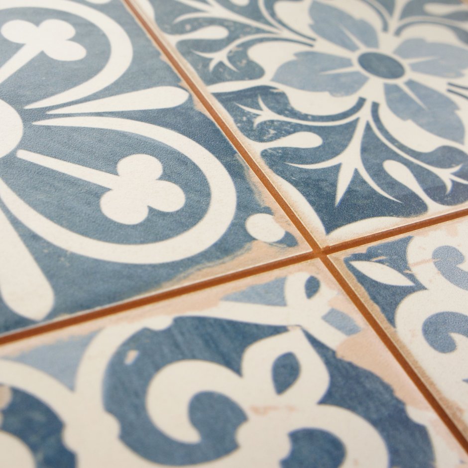 Плитка Merola Tile Evasion Azul Encaustic
