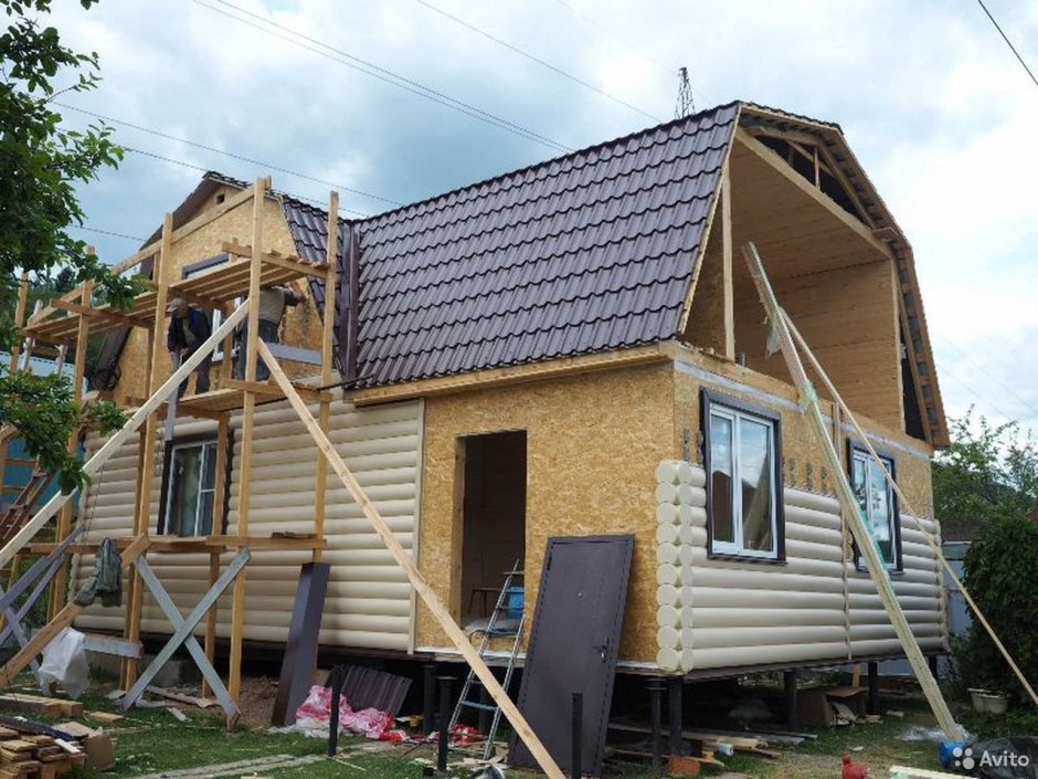 Двухэтажная пристройка