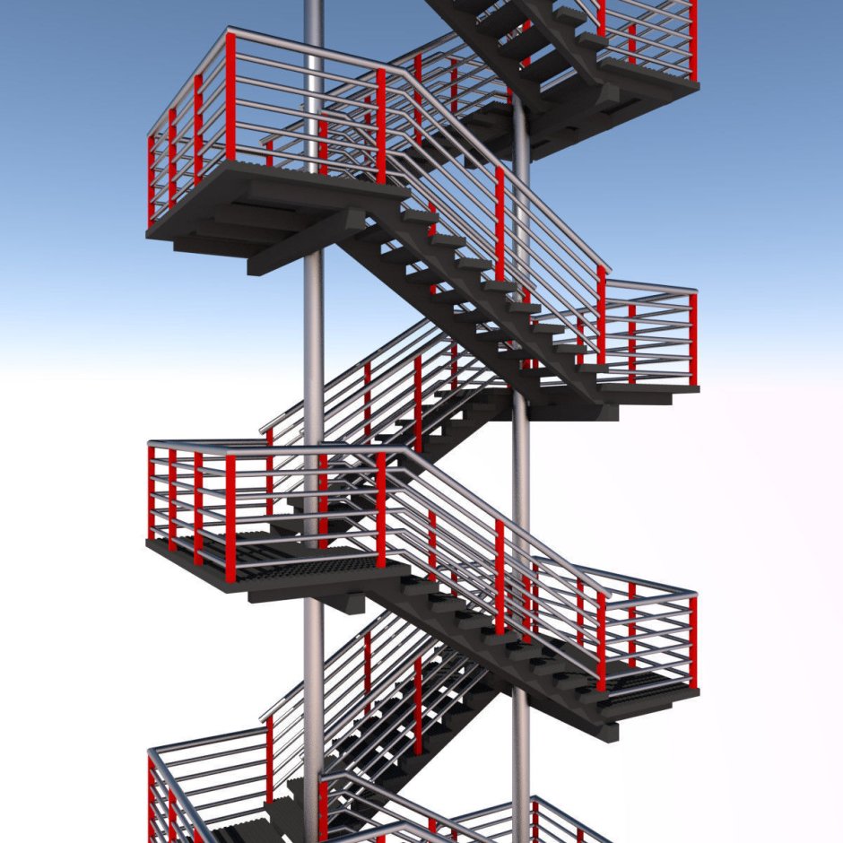 Многоэтажная лестница