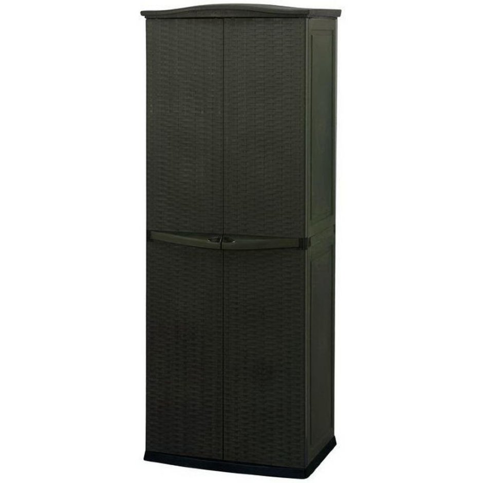 Шкаф садовый Keter Rattan Style Tall Shed 17190092