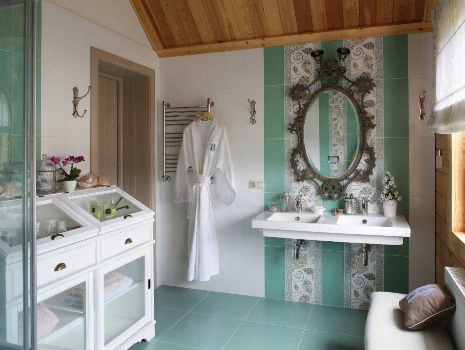 Ванная комната в стиле Кантри