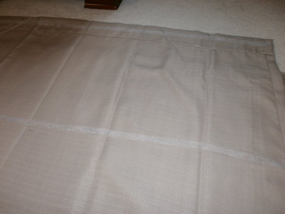 Пришить шторную ленту на тюль