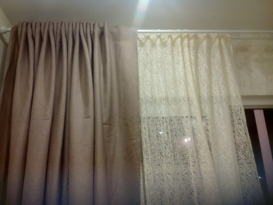 Тюль на подлюверсной ленте