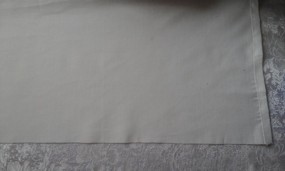 Штора подшита сверху