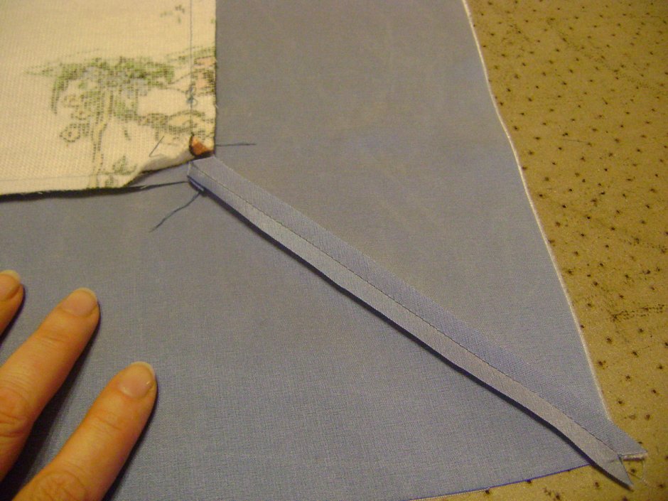 Шторная лента бантовая складка