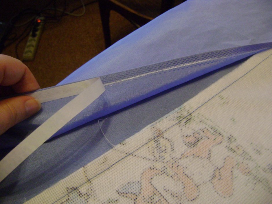 Крепление штор к карнизу