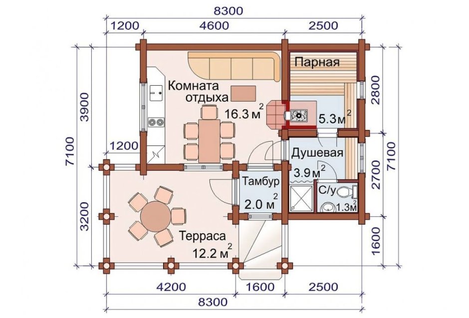 Проект бани
