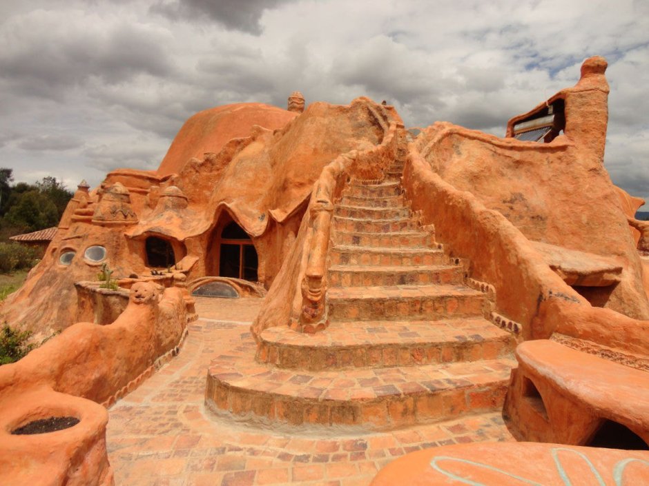 Колумбия, Вилья-де-Лейва, терракотовый дом (casa Terracota)