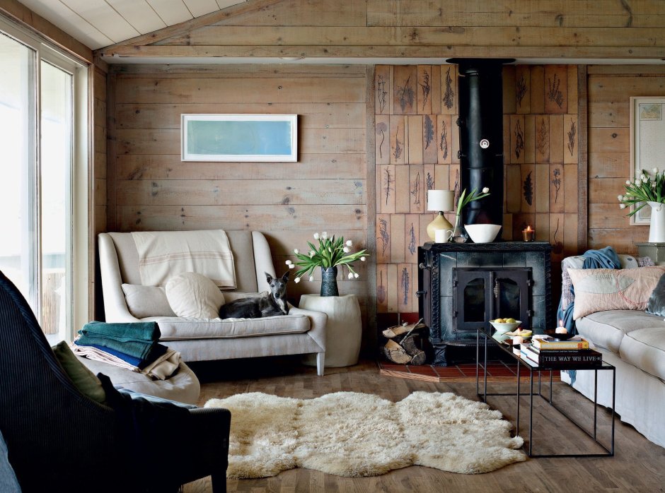 Фармхаус стиль в интерьере деревянного дома