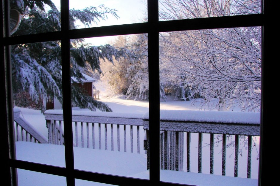 Зимний балкон
