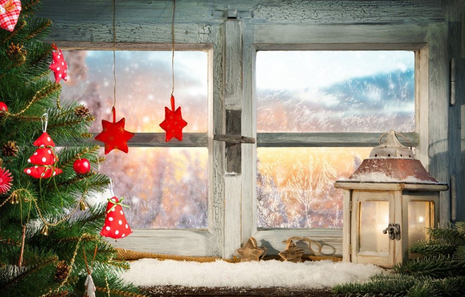 Сказочное новогоднее окно