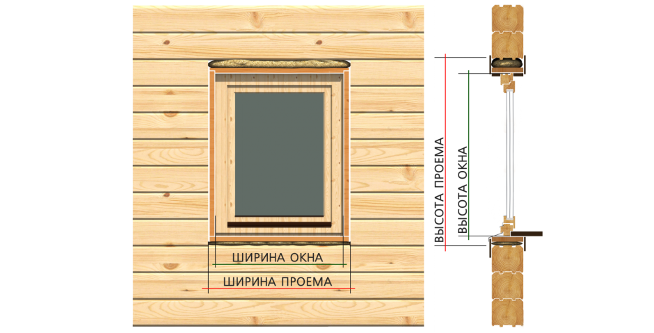 Монтаж деревянных окон