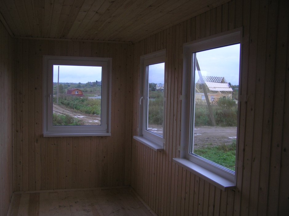 Откосы на окна в деревянном доме