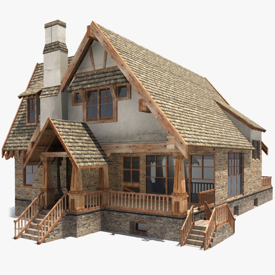 Модели деревянных домиков