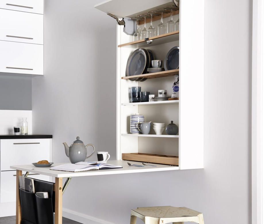 Кухонный шкаф с откидным столом