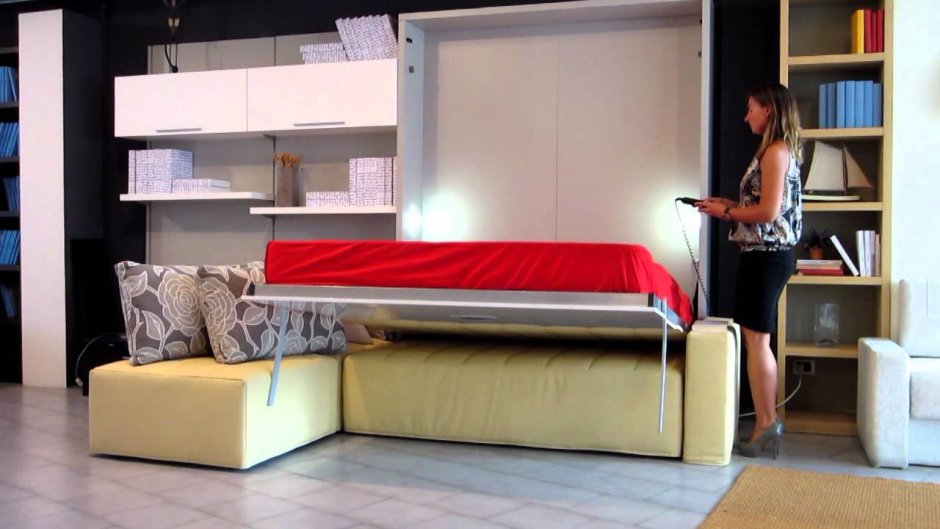 Кровать-трансформер для малогабаритной квартиры